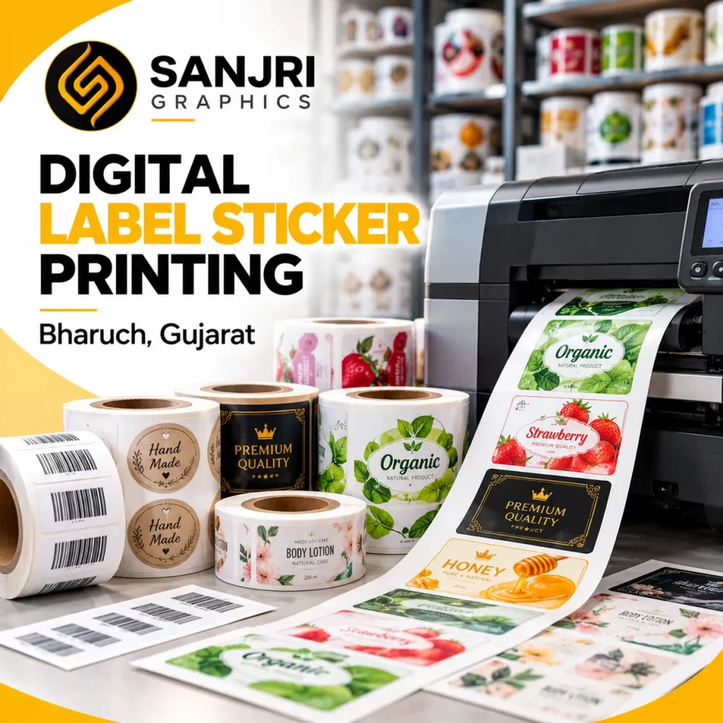 Digital Label Sticker Printing Bharuch Gujarat